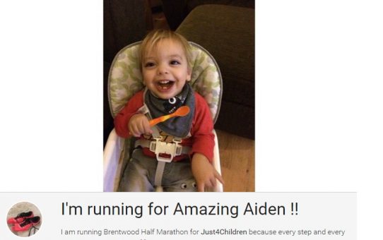 Running for Aiden